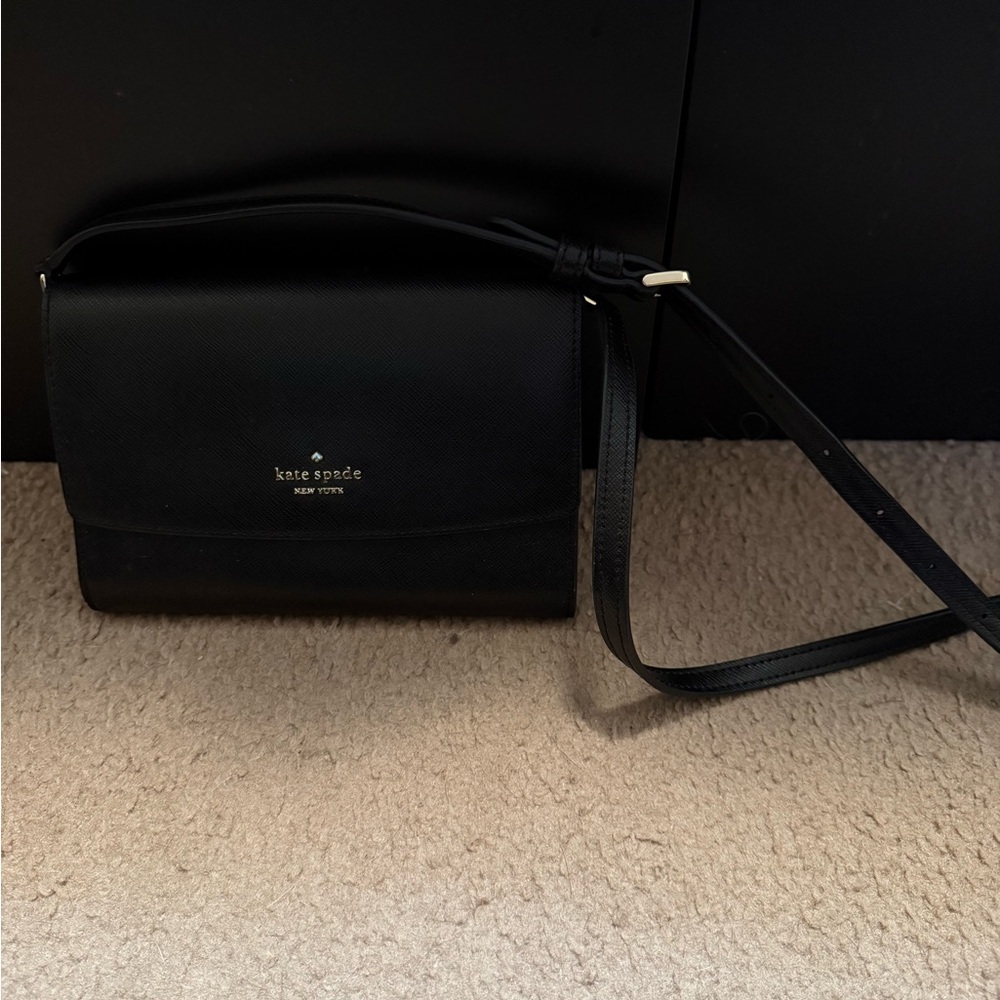 Kate Spade Black Crossbody Bag with Adjustable Strap
